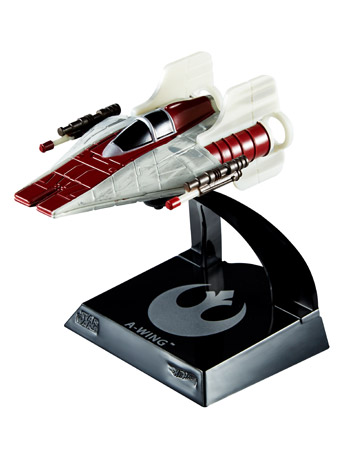 Star Wars Hot Wheels Starships Select A-Wing Fighter Gallery Image 2