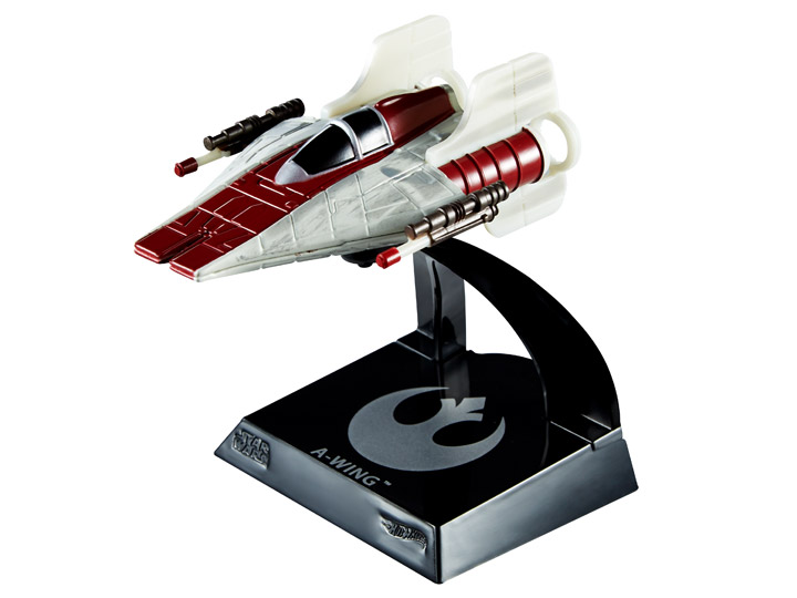 Star Wars Hot Wheels Starships Select A-Wing Fighter Gallery Image 1