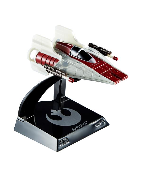 Star Wars Hot Wheels Starships Select A-Wing Fighter Gallery Image 3