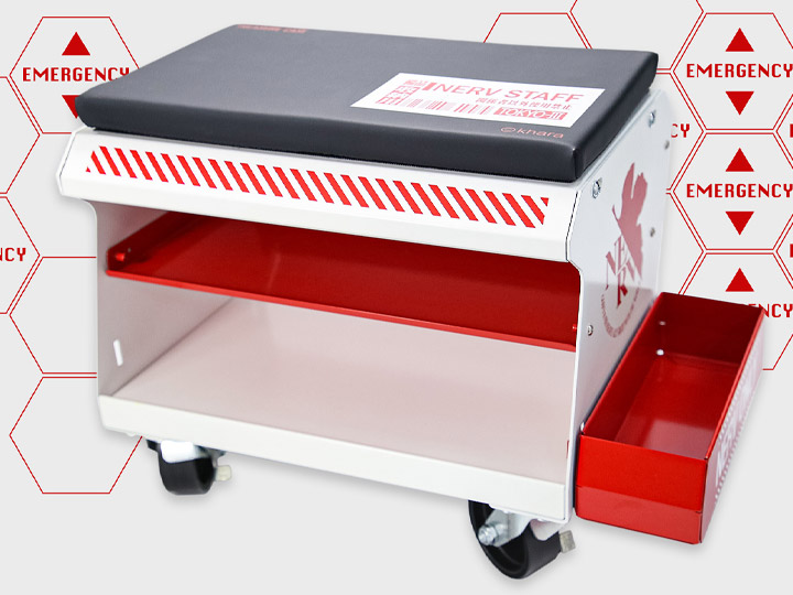 Neon Genesis Evangelion Metal Tool Cart (NERV Ver.)