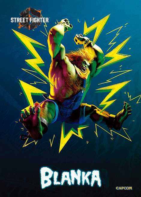 Street Fighter 6 PLAX Blanka Lenticular Frame Gallery Image 3