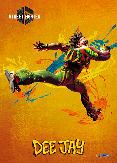 Street Fighter 6 PLAX Dee Jay Lenticular Frame Gallery Image 3
