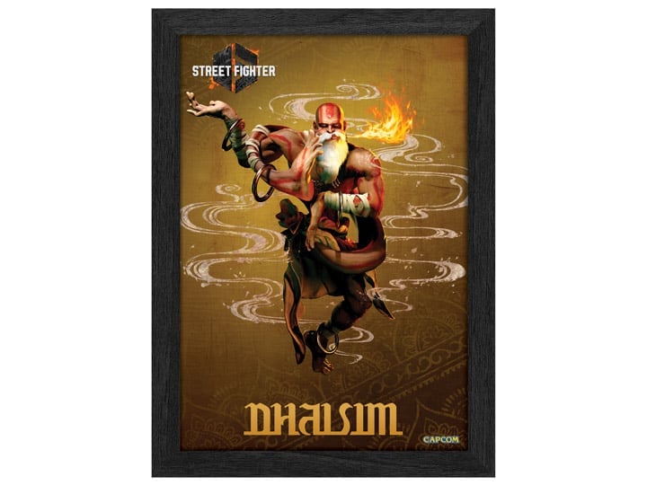 Street Fighter 6 PLAX Dhalsim Lenticular Frame Gallery Image 1
