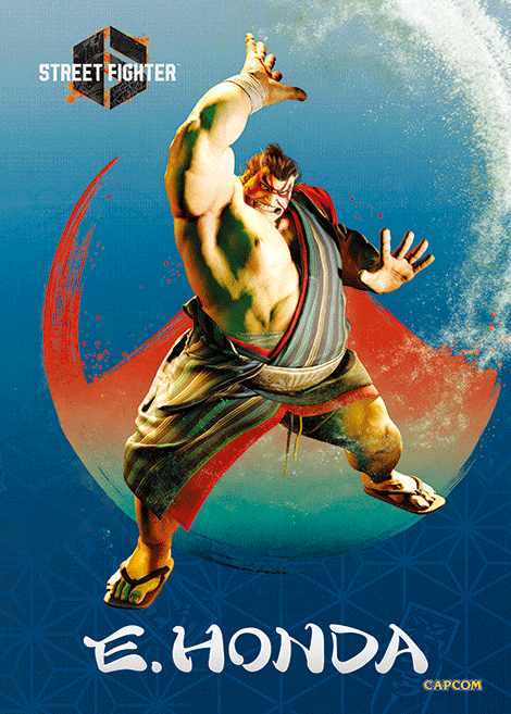 Street Fighter 6 PLAX E. Honda Lenticular Frame Gallery Image 3