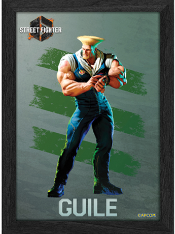 Street Fighter 6 PLAX Guile Lenticular Frame Gallery Image 2