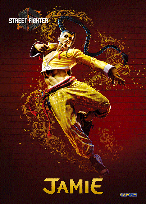 Street Fighter 6 PLAX Jamie Lenticular Frame Gallery Image 3