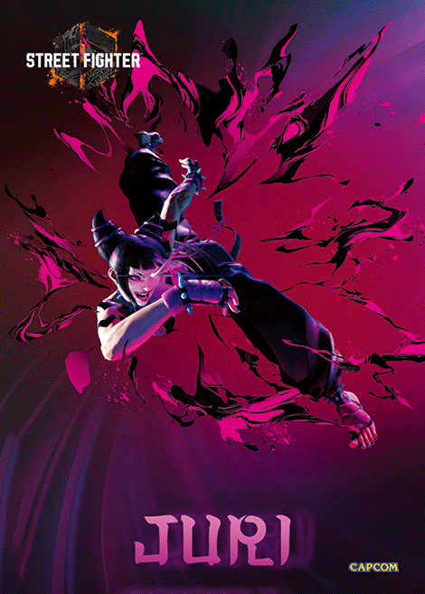 Street Fighter 6 PLAX Juri Lenticular Frame Gallery Image 3
