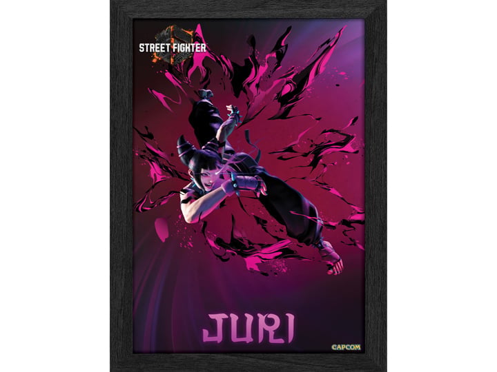 Street Fighter 6 PLAX Juri Lenticular Frame Gallery Image 1