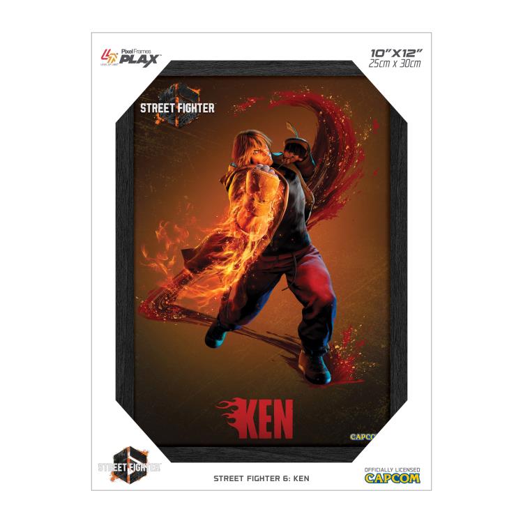 Street Fighter 6 PLAX Ken Lenticular Frame Gallery Image 4