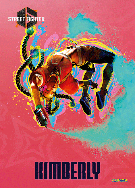 Street Fighter 6 PLAX Kimberly Lenticular Frame Gallery Image 3