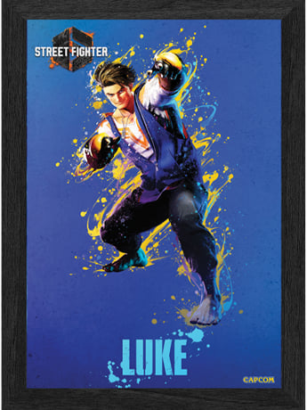 Street Fighter 6 PLAX Luke Lenticular Frame Gallery Image 2