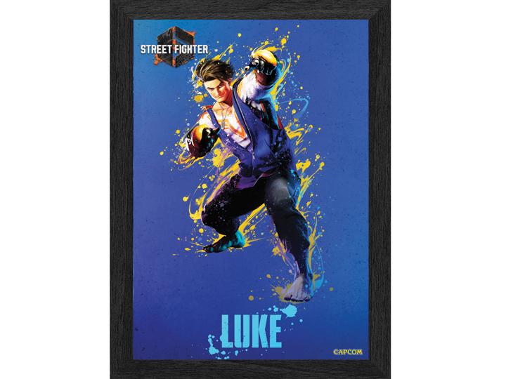 Street Fighter 6 PLAX Luke Lenticular Frame Gallery Image 1