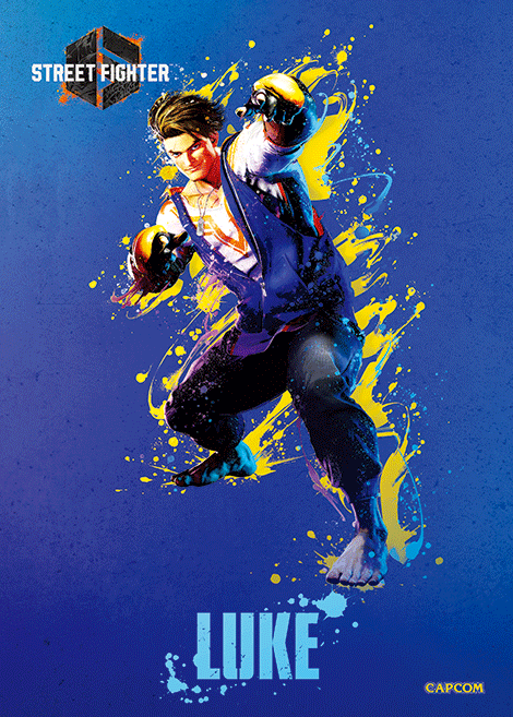 Street Fighter 6 PLAX Luke Lenticular Frame Gallery Image 3