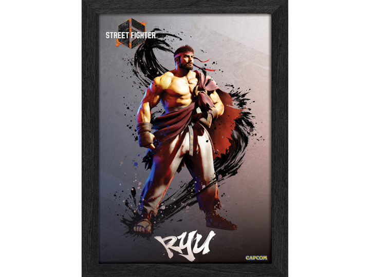 Street Fighter 6 PLAX Ryu Lenticular Frame Gallery Image 1