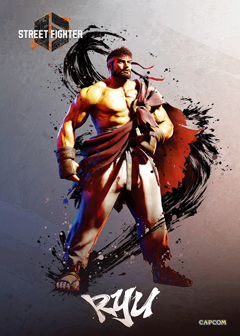 Street Fighter 6 PLAX Ryu Lenticular Frame Gallery Image 3