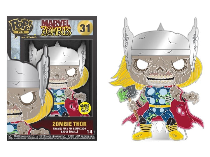 Pop! Pins: Marvel Zombies - Zombie Thor Gallery Image 1