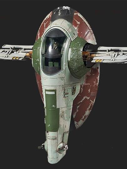 Star Wars Slave I (Boba Fett) 1/144 Scale Model Kit Gallery Image 2