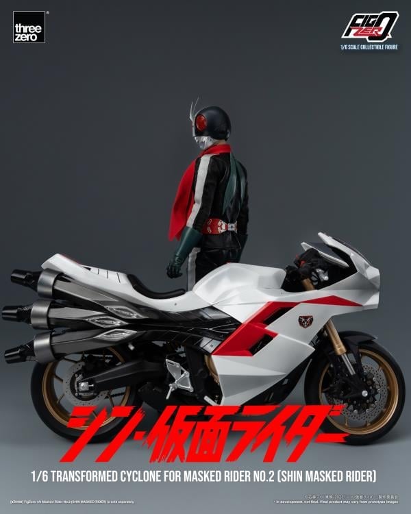 Shin Kamen Rider FigZero Transformed Cyclone for Masked Rider No.2 1/6 Scale Figure Gallery Image 9