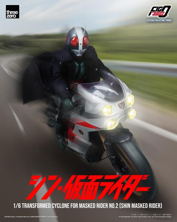 Shin Kamen Rider FigZero Transformed Cyclone for Masked Rider No.2 1/6 Scale Figure Gallery Image 14