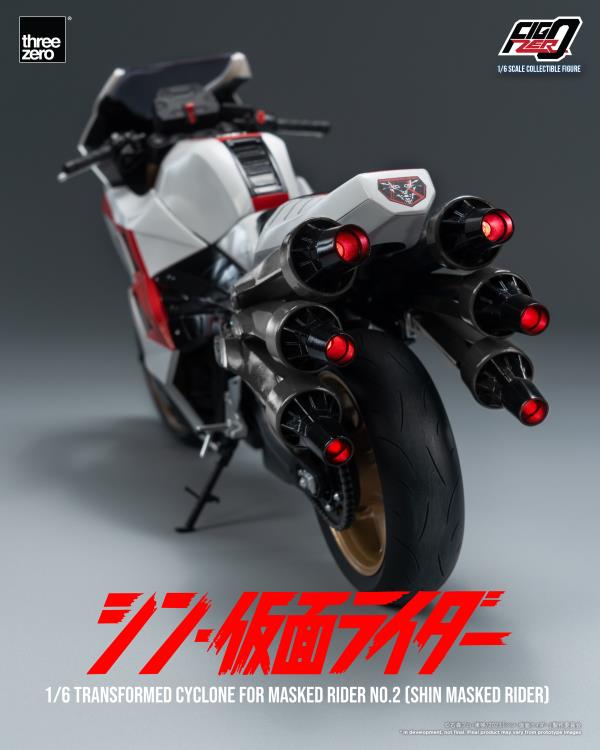Shin Kamen Rider FigZero Transformed Cyclone for Masked Rider No.2 1/6 Scale Figure Gallery Image 6