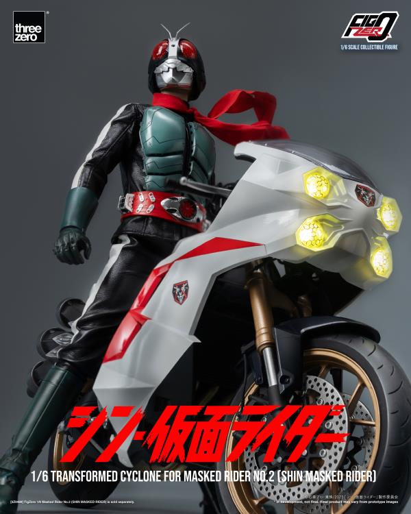 Shin Kamen Rider FigZero Transformed Cyclone for Masked Rider No.2 1/6 Scale Figure Gallery Image 8