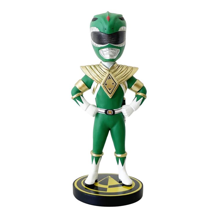 Mighty Morphin Power Rangers Green and White Ranger Bobbleheads SDCC 2023 Exclusive Set Gallery Image 10