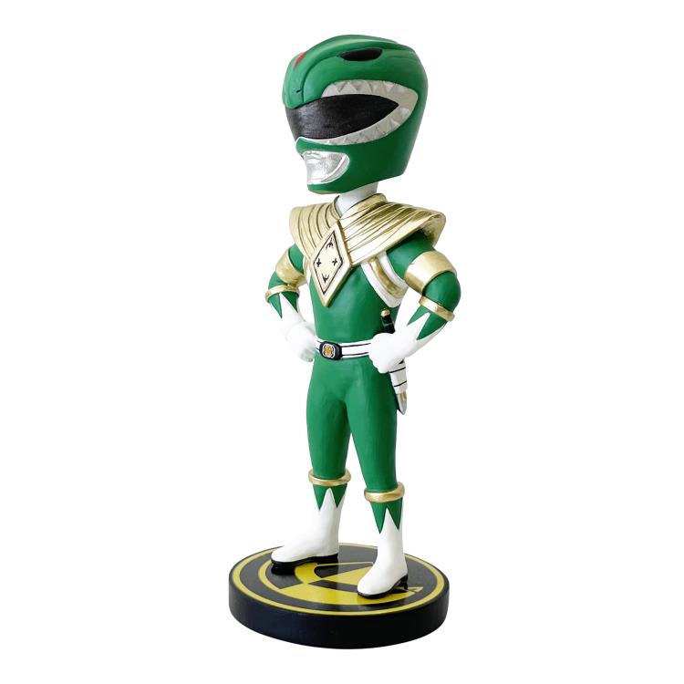 Mighty Morphin Power Rangers Green and White Ranger Bobbleheads SDCC 2023 Exclusive Set Gallery Image 11
