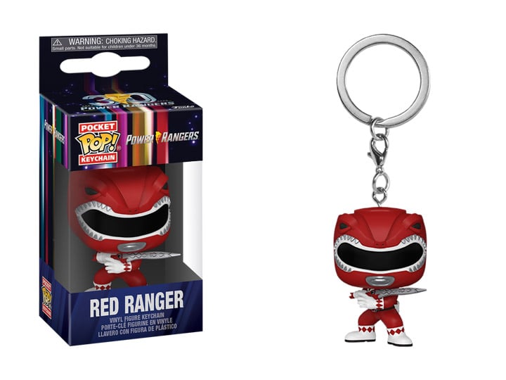 Pocket Pop! Keychain: Mighty Morphin Power Rangers 30th Anniversary - Red Ranger Gallery Image 1