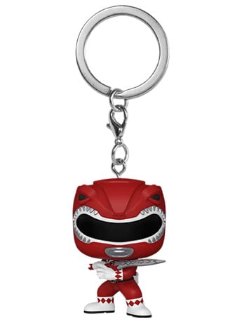 Pocket Pop! Keychain: Mighty Morphin Power Rangers 30th Anniversary - Red Ranger Gallery Image 2