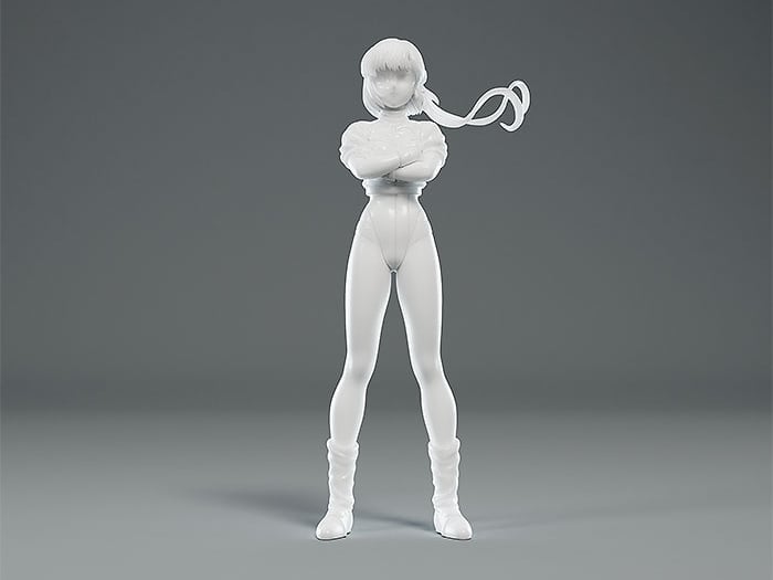 Gunbuster PLAMAX MF-81 minimum factory Noriko Takaya with Gunbuster (Effect Color Ver.) Model Kit Gallery Image 4