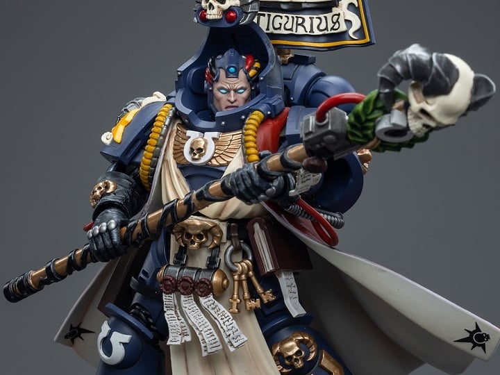Warhammer 40K Ultramarines Chief Librarian Tigurius 1/18 Scale Action Figure Gallery Image 1