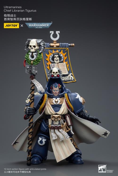 Warhammer 40K Ultramarines Chief Librarian Tigurius 1/18 Scale Action Figure Gallery Image 3