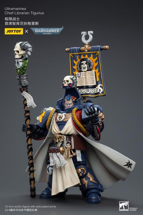 Warhammer 40K Ultramarines Chief Librarian Tigurius 1/18 Scale Action Figure Gallery Image 5