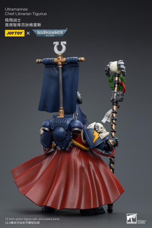 Warhammer 40K Ultramarines Chief Librarian Tigurius 1/18 Scale Action Figure Gallery Image 11