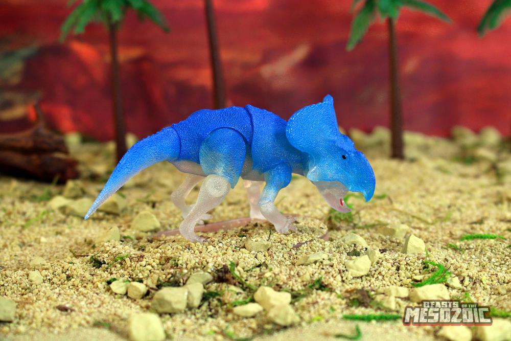 Beasts of the Mesozoic Velociraptor, Protoceratops, & Psittacosaurus Glow-in-the-Dark 1/18 Scale Three-Pack Gallery Image 5