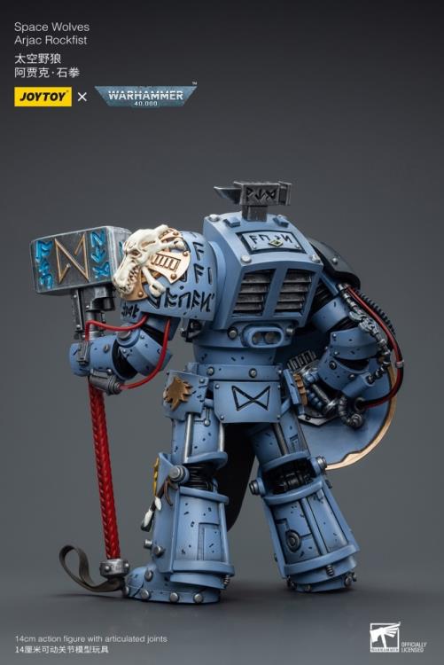 Warhammer 40K Space Wolves Arjac Rockfist 1/18 Scale Action Figure Gallery Image 16