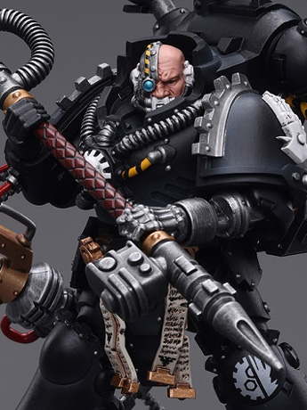 Warhammer 40K Iron Hands Iron Father Feirros 1/18 Scale Action Figure Gallery Image 2