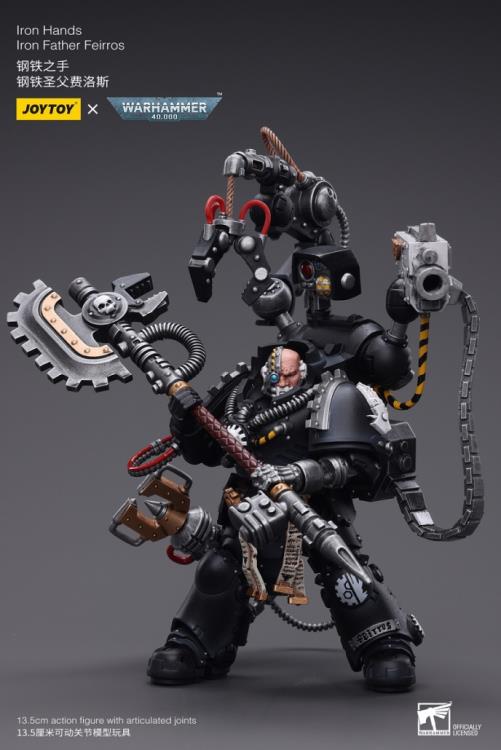 Warhammer 40K Iron Hands Iron Father Feirros 1/18 Scale Action Figure Gallery Image 5