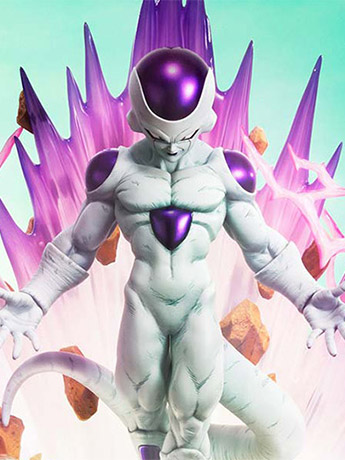 Dragon Ball Z Mega Premium Masterline Frieza 4th Form 1/4 Scale Statue Gallery Image 2