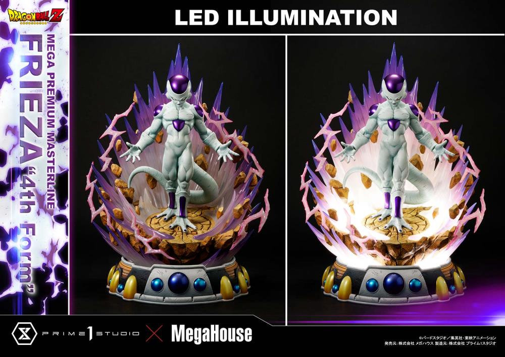 Dragon Ball Z Mega Premium Masterline Frieza 4th Form 1/4 Scale Statue Gallery Image 37