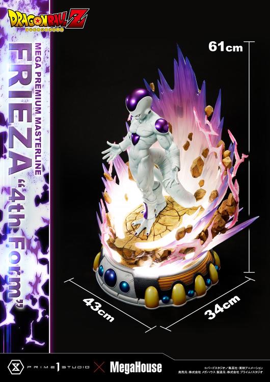 Dragon Ball Z Mega Premium Masterline Frieza 4th Form 1/4 Scale Statue Gallery Image 36