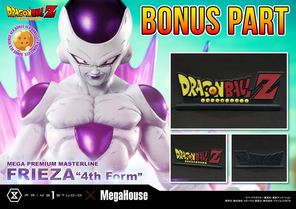 Dragon Ball Z Mega Premium Masterline Frieza 4th Form 1/4 Scale Statue (Bonus Version) Gallery Image 4