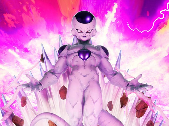 Dragon Ball Z Mega Premium Masterline Frieza 4th Form 1/4 Scale Statue (Bonus Version) Gallery Image 1
