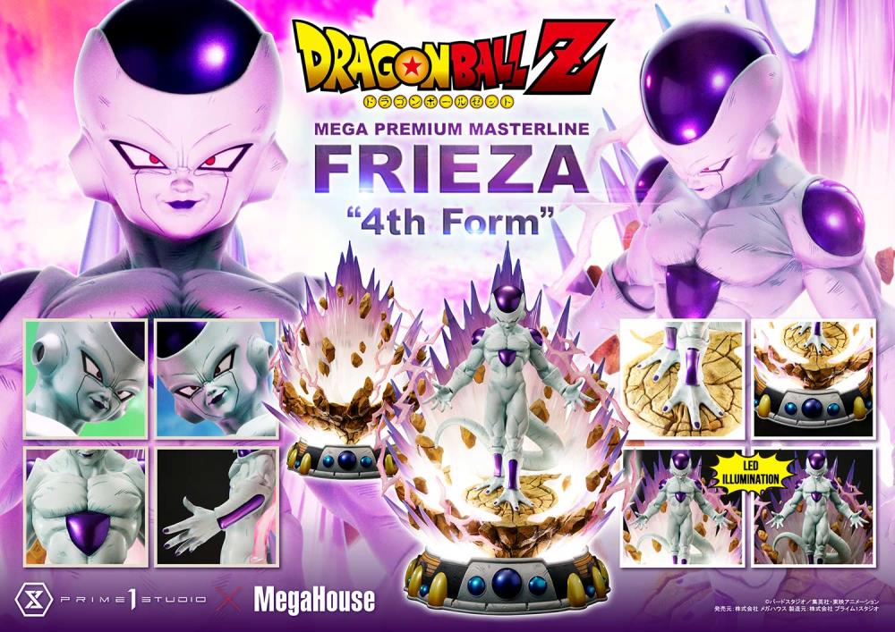 Dragon Ball Z Mega Premium Masterline Frieza 4th Form 1/4 Scale Statue (Bonus Version) Gallery Image 19