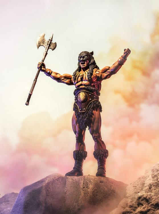 Fire and Ice Dark Wolf Action Figure - 1/12 Scale