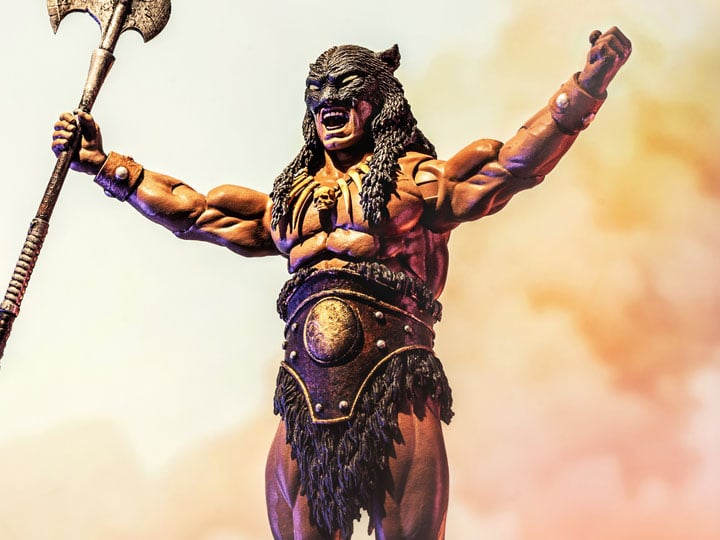 Fire and Ice Dark Wolf Action Figure - 1/12 Scale
