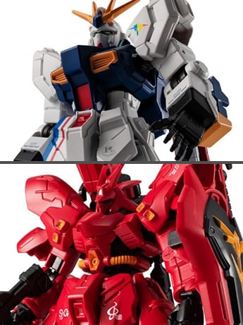 Mobile Suit Gundam: Char's Counterattack G Frame FA RX-93ff vGundam and MSN-04FF Sazabi Figure Set Gallery Image 2
