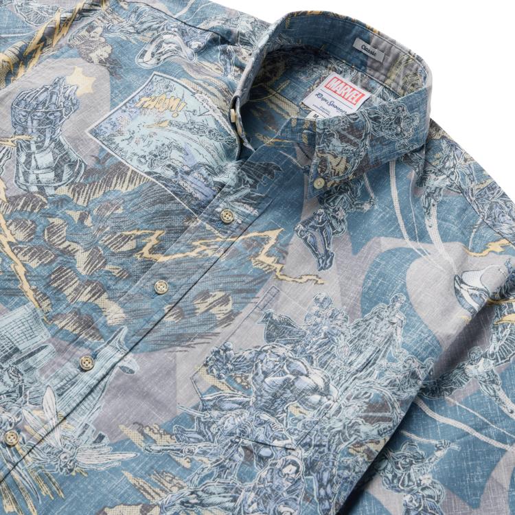 Marvel Avengers Assemble Classic Button Front Shirt Gallery Image 3