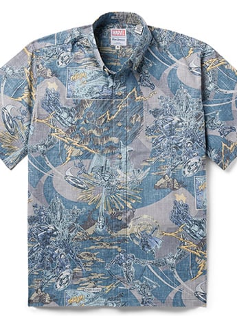 Marvel Avengers Assemble Classic Button Front Shirt Gallery Image 2