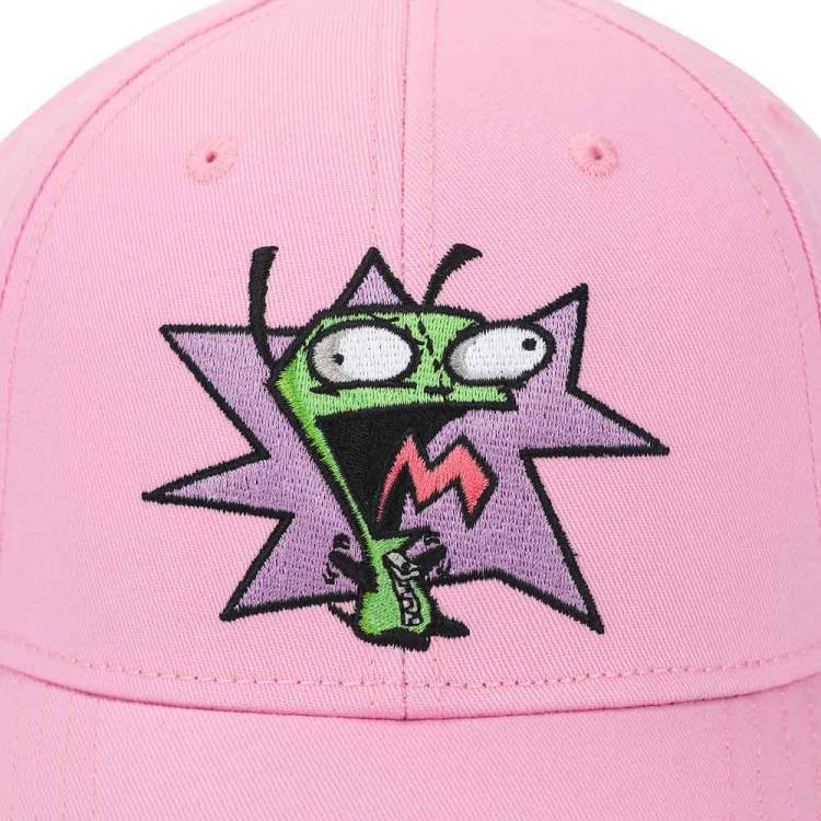 Invader Zim GIR Embroidered Pre-Curved Bill Snapback Hat Gallery Image 6